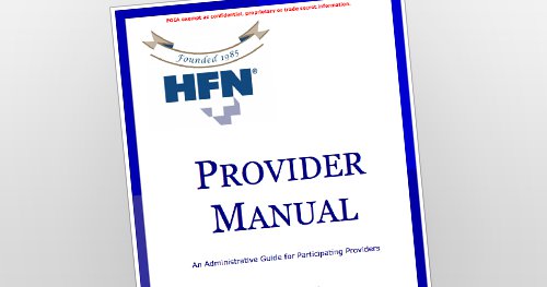 Provider Manual